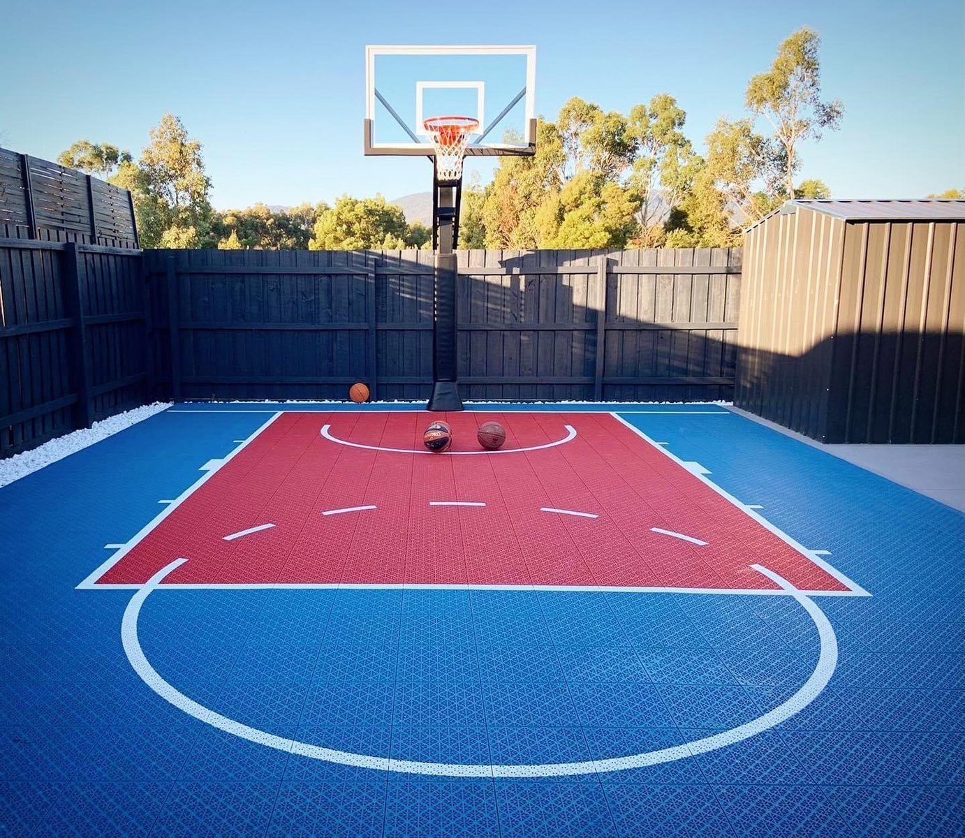 Backyard Basketball Court