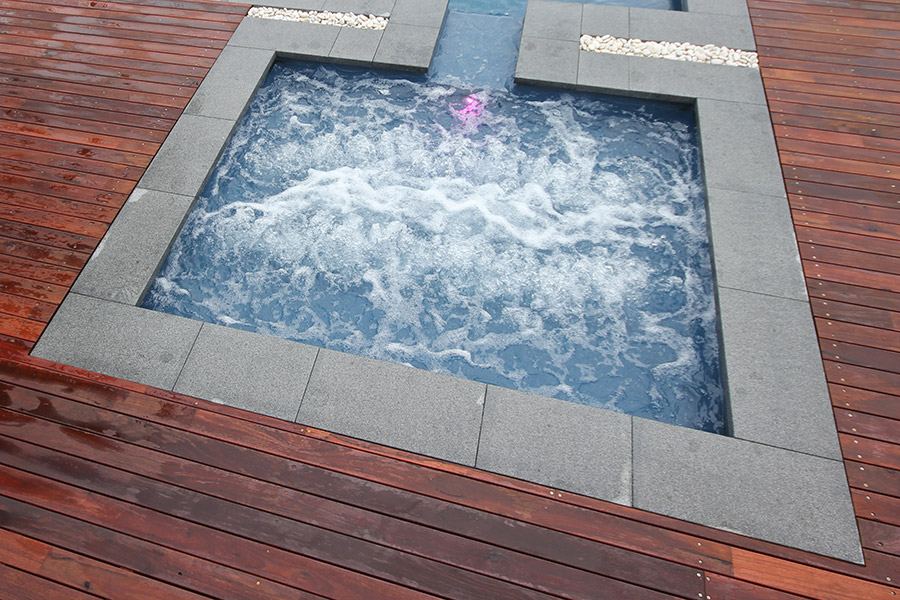 Aquatechnics Cove Wader fibreglass pool design
