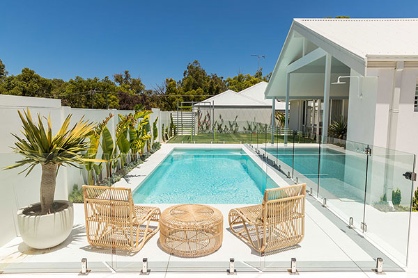 Aquatechnics Elysian fibreglass pool design