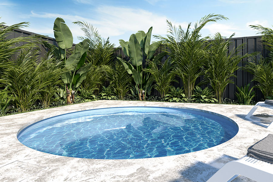 Aquatechnics Infinity 4.0 fibreglass pool design