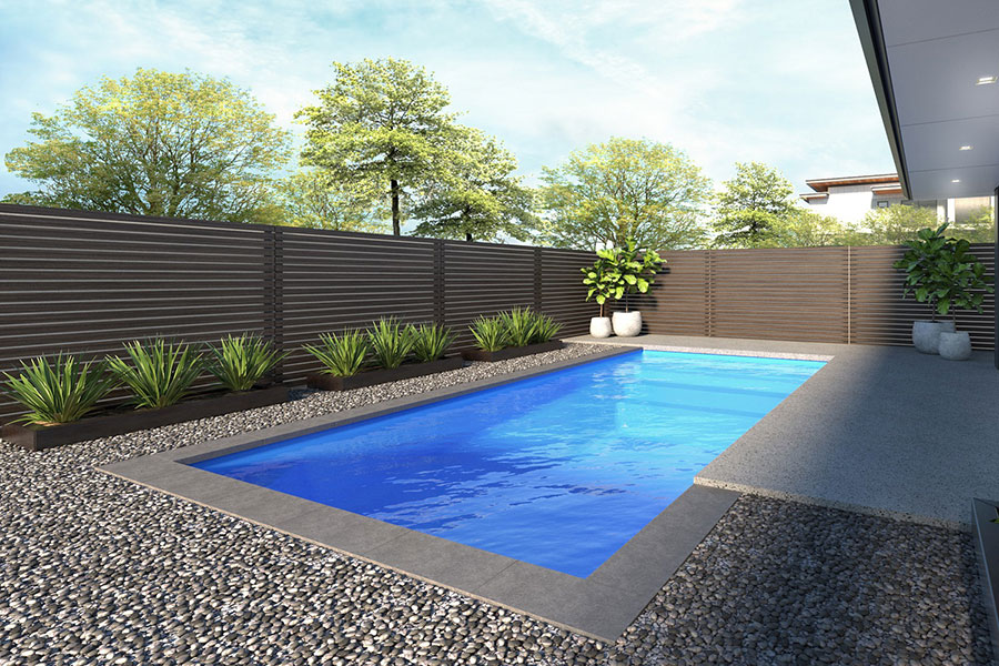 Aquatechnics Terazza fibreglass pool design