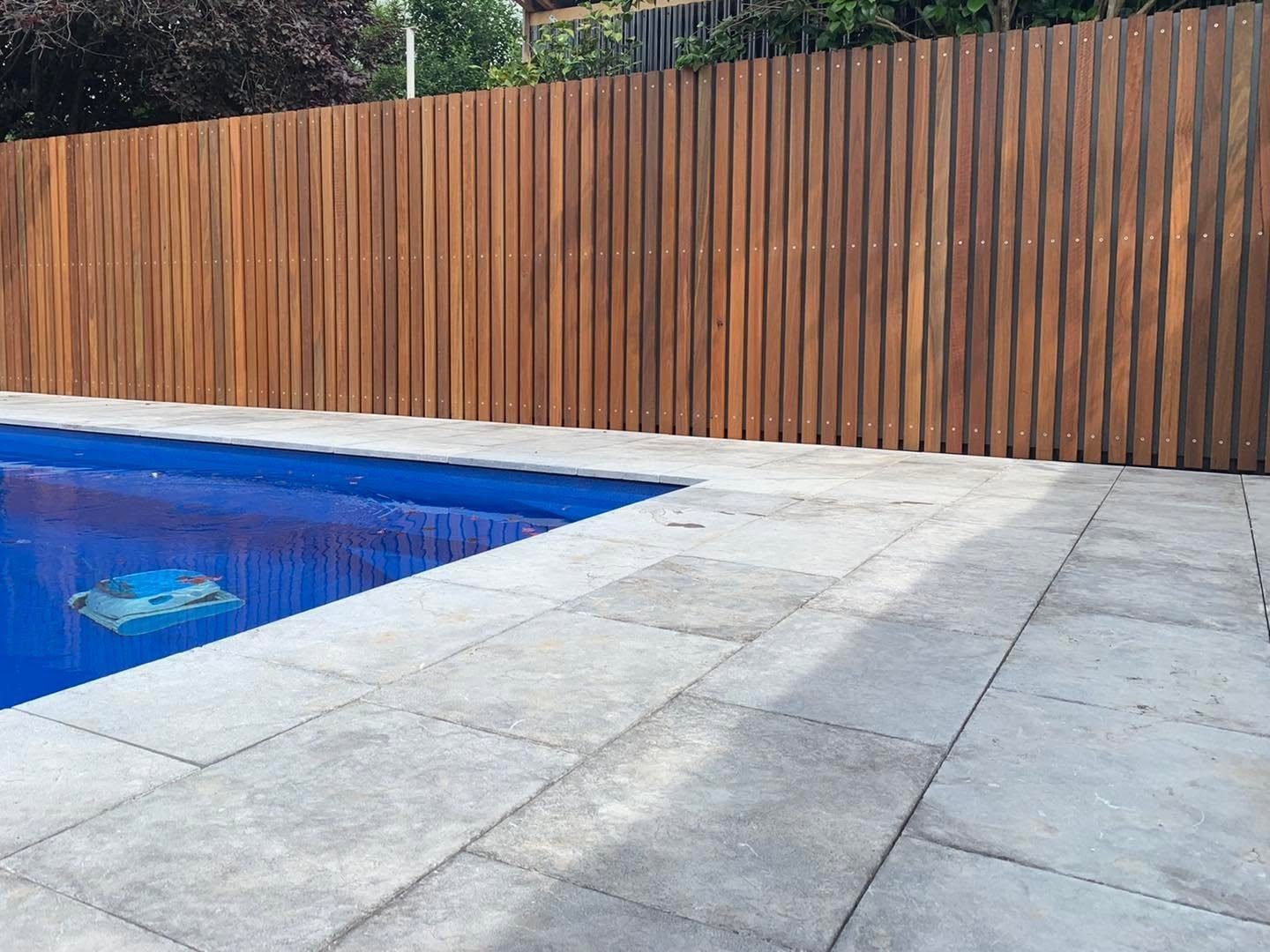 Pool Paving & Privacy